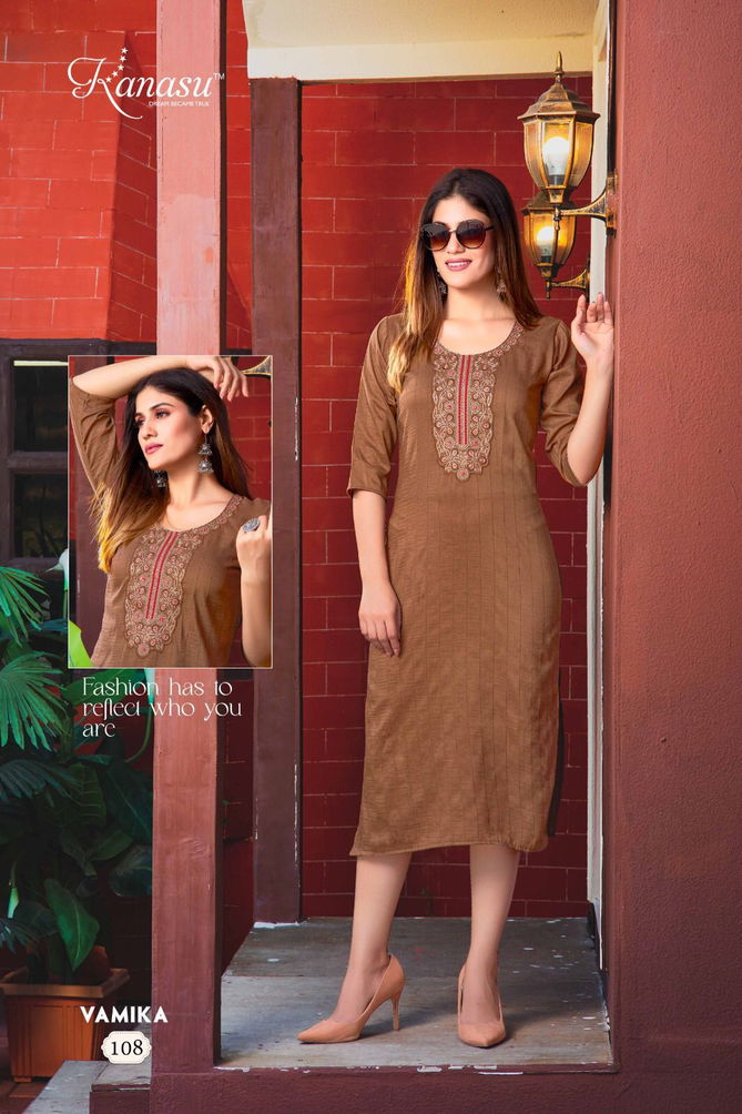 Vamika By Kanasu Designer Kurtis Catalog